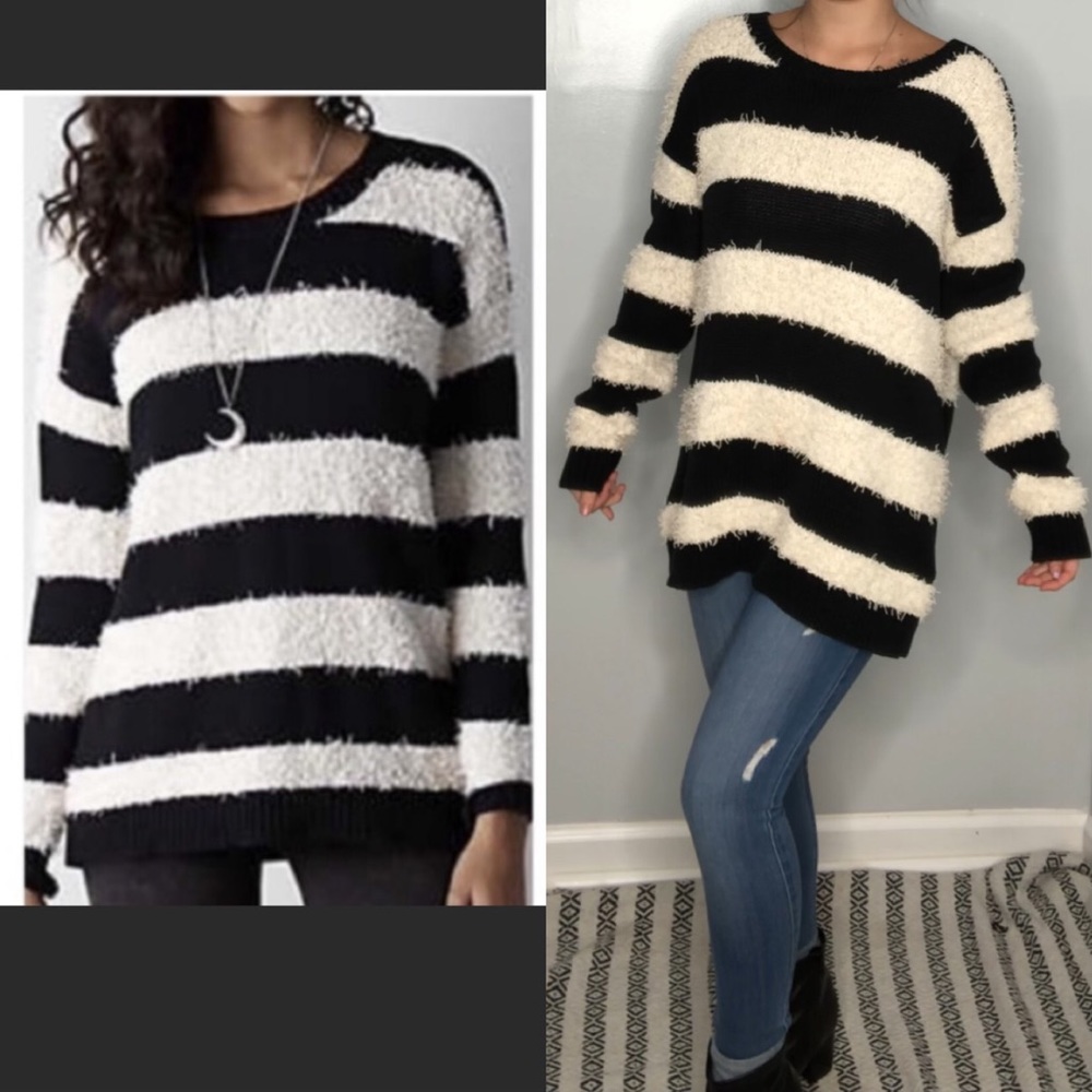 American Eagle vintage boyfriend stripe sweater S